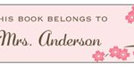 Great Teacher’s Gift! Free Personalized Book Labels!