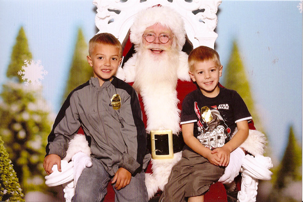 with Santa