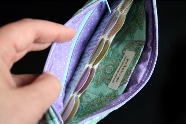 Inside - all zipped