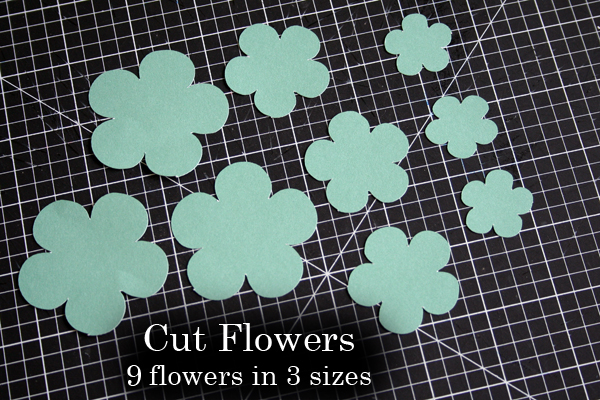 Step 1 - cut flowers