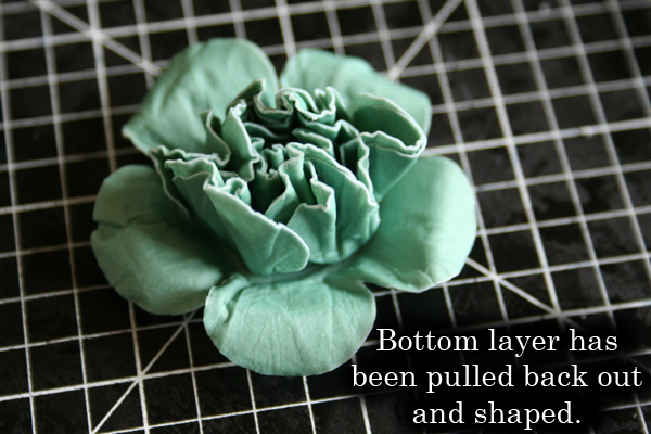 Step 10b - bottom layer done