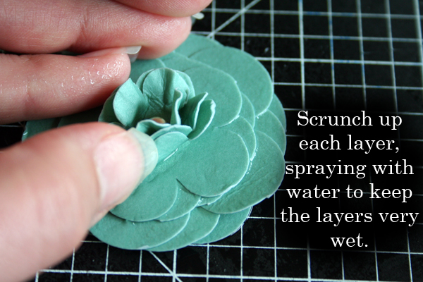 Step 6- Scrunch more layers