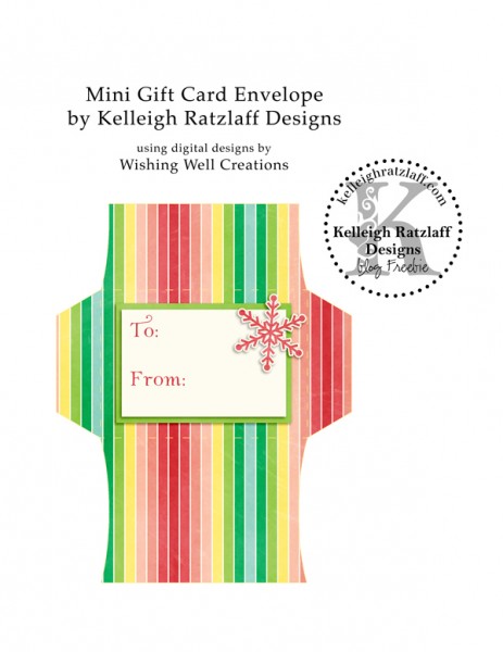 Free Gift Card Envelope Printable